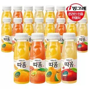 [빙그레] 따옴 주스 4종 20병 /천혜향/자몽/사과/오렌지