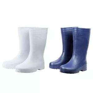 보생 EVA 조이 남장화 (백색,청색) 미끄럼방지 주방 작업 레인부츠 위생 방수 남자용