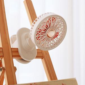 소싱 썬플라워 클립형 무선 미니선풍기 집게 탁상용 유모차 선풍기