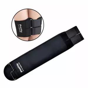 다리 무릎 교정 벨트 1p 밴드 자세 고정 묶기 오다리 허벅지 레그 보정 보호 블랙L