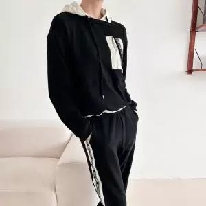 여자 후디티 가을츄리닝 테이프 츄리링바지 필기체 세트