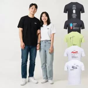 [블랙야크](센텀시티점)정상가 59000 남여 공용 캐주얼 기본 라운드 반팔티 M야크오리진라운드티 1BYTSM...