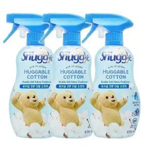 스너글 섬유탈취제 허거블 코튼 470ml/150ml 3개 피죤 페브리즈 모음전