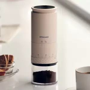 위즈웰 아로마 무선 전동 커피그라인더 원두분쇄기 38단계조절