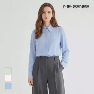 [미센스] 히든버튼 카라 블라우스_MB32BLP101Z
