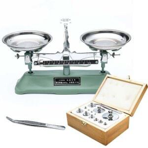 양팔저울 고정밀 실험실 물리학 수평 보조 초등학생을위한 기계식 저울 소형 교육 실험용