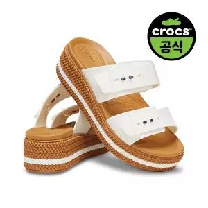 크록스공식 여성 BROOKLYN WOVEN BUCKLE CHA (25SWSD209978)