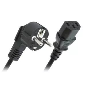 KC인증 파워케이블 2M AC 220v PC 컴퓨터 전원선 모니터 플러그 접지 전기코드 3구 일자형 ㄱ자형 아답터