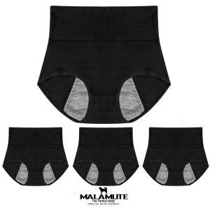 면스판 뱃살보정 위생팬티(블랙3매) 맥시 하이웨스트 생리팬티