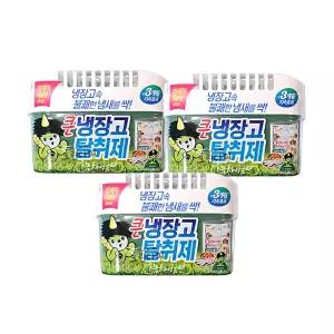 산도깨비 큰 냉장고 탈취제 녹차성분 냉장고 냄새제거 420g x3개