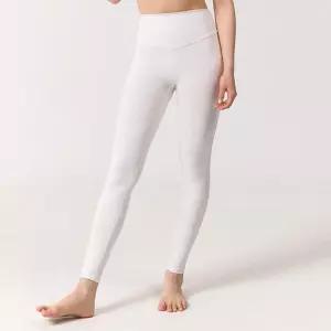 ONM 스포츠 밴딩 9부 레깅스 크림 1P 스판 요가