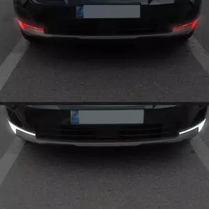 더뉴스포티지 하단 범퍼 포인트 스티커 튜닝 야간 반사 프론트 리플렉터