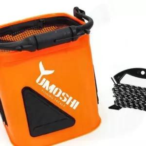 접이식 두레박 물고기통 야외 낚시용 자바라 길이조절 6m