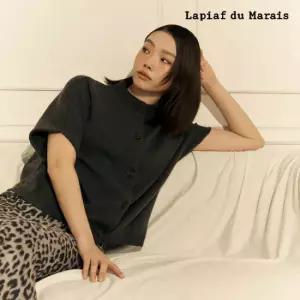 라삐아프 울혼방 버튼업 케이프 가디건 1종