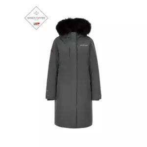 패딩 XQD DWDJ7P036-DGS 여성 베르겐 고어 윈드스토퍼 구스다운 롱패딩