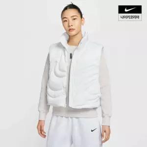 나이키 NSW 스우시 시리즈 여성 오버사이즈 다운 베스트 IH8008-121 [백화점 매장판]