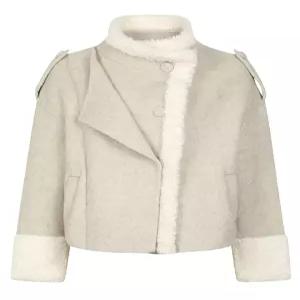 KARRA 울100하이드양털숏코트_A5W0577