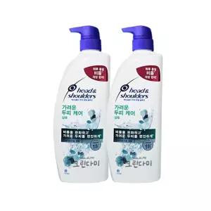 헤드앤숄더 두피토탈솔루션 가려운 두피케어 샴푸 850ml x2개