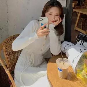 어나더블 티파니 니트 원피스