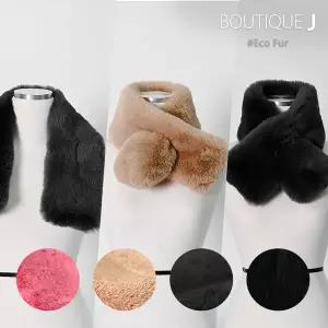 홀래빗 페이크퍼 퍼목도리 퍼머플러 토끼털목도리 2258119 J