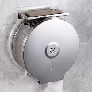 [선반형] 무타공 업소용 스텐 점보롤 화장지 케이스 휴지케이스 디스펜서