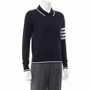 톰브라운 4바 스트라이프 비스코스 티핑 풀오버 니트 스웨터 FKA415A Y5501 415