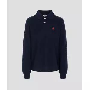 매장정품 빈폴 BEANPOLE LADIES 피케 긴소매 폴로 티셔츠 네이비 (BF6241C91R) BF6241C91R 660024