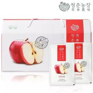 청춘농장 건강식품관 신선한 사과즙 1박스 30포 NFC착즙