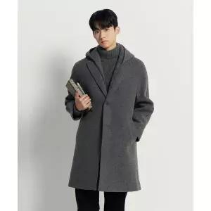 매장정품 빈폴 BEANPOLE MEN 울 후드 코트 애쉬 BC5Y30C244 660987