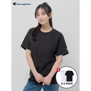 챔피온 옵션가X추가금X T425 오버핏 남녀공용 무지티 반팔티 995882