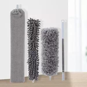 길이조절 틈새 먼지털이 정전기흡착 청소솔 집 차량용 먼지털이개 