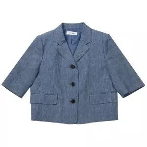 [롯데백화점]쉬즈미스 린넨 반팔 크롭 자켓 SWWJKP21090