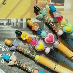 큐빅 비즈 볼펜꾸미기 10개세트 볼꾸 diy 공예 체험 수업 취미