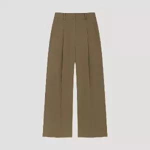 [롯데백화점]리스트 모던 원턱 와이드 팬츠(TWWSLP62110)