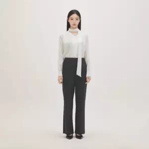 (스타필드 안성 로엠)린넨라이크 세미와이드 슬랙스 RMTWG24R11