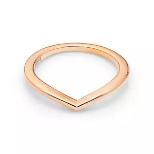 판도라 186314 샤이닝 위시본 로즈 반지