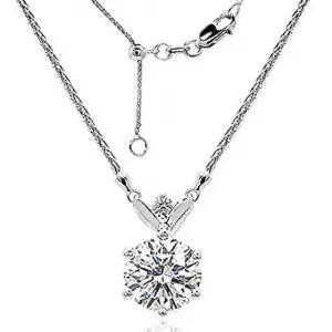 IGI GIA 1캐럿 랩 그로운 다이아몬드 다이아 목걸이 베누스 길이조절체인