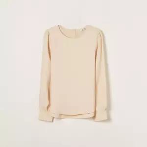 (스타필드 안성 로엠) 라운드넥 블라우스_RMBLF12R04