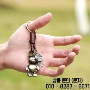 남녀공용 곰 토끼 키 체인 펑크 빈티지 주얼리 금속 생일 선물 새로운 브랜드