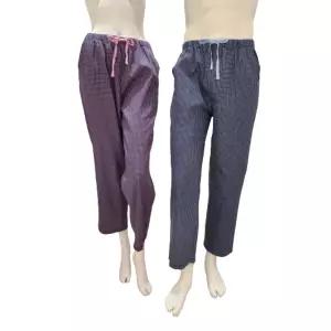 [트라이엄프](대구신세계)[커플 잠옷바지] 60수 면 100% 소재의 테트리스 나염 파자마 바지 커플 세트(T...