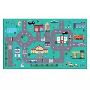 유아월드 자동차 길 매트 매트만 kc인증 놀이감 교구