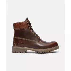 TIMBERLAND (남성) 프리미엄 6인치 레이스 워터프루프 부츠 - 미드 브라운:블랙 A2P6W-EIU 340884