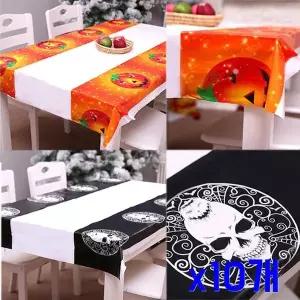 TBZ 할로윈 데코장식용품 파티테이블보 x10개 캠핑식탁보