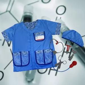 직업체험교구 수의사 역할놀이 의상n소품 세트 어린이집연극 의상소품