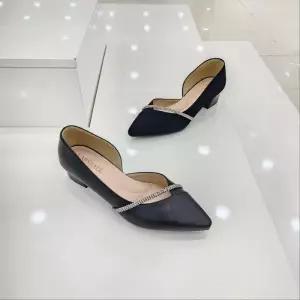 [탠디]by미셸 원단,소가죽소재 안쪽 트임 3cm굽 여성 펌프스 구두 123029 cc2_CC