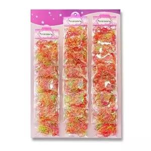 강아지 형광 고무줄 20개 1판 애견 기본 미용 머리끈 애견미용머리끈