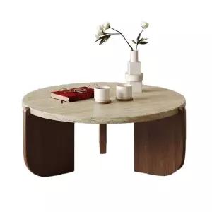 원형티테이블 수입소파테이블 대리석쇼파테이블 좌식 거실