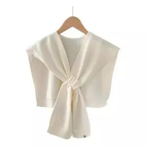 무지 니트 가디건 어깨숄 케이프 망토 여성용