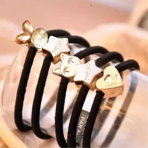 캐릭터 헤어끈 포인트 밴드 고무줄 잡화 액세사리