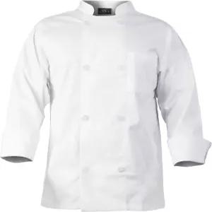 셰프 코드 맨즈 8 펄 버튼 코트